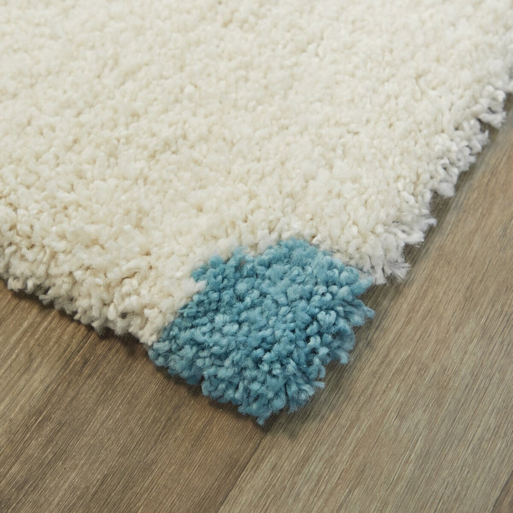 Tapis à poils longs pour enfants Mod-Tod Clouds