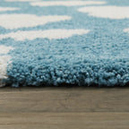 Tapis à poils longs pour enfants Mod-Tod Clouds