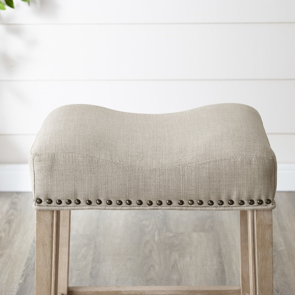 Tabourets de bar sans dossier Barish de The Gray Barn (lot de 2)