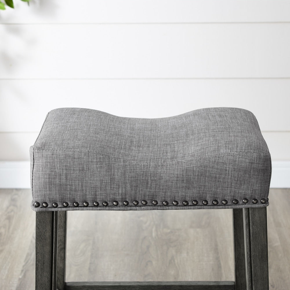 Tabourets de bar sans dossier Barish de The Gray Barn (lot de 2)