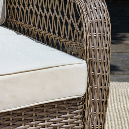 Ensemble de 3 chaises pivotantes en osier pour l'extérieur Rio Vista