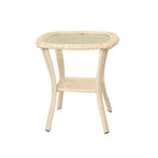 Ensemble de 3 chaises pivotantes en osier pour l'extérieur Rio Vista