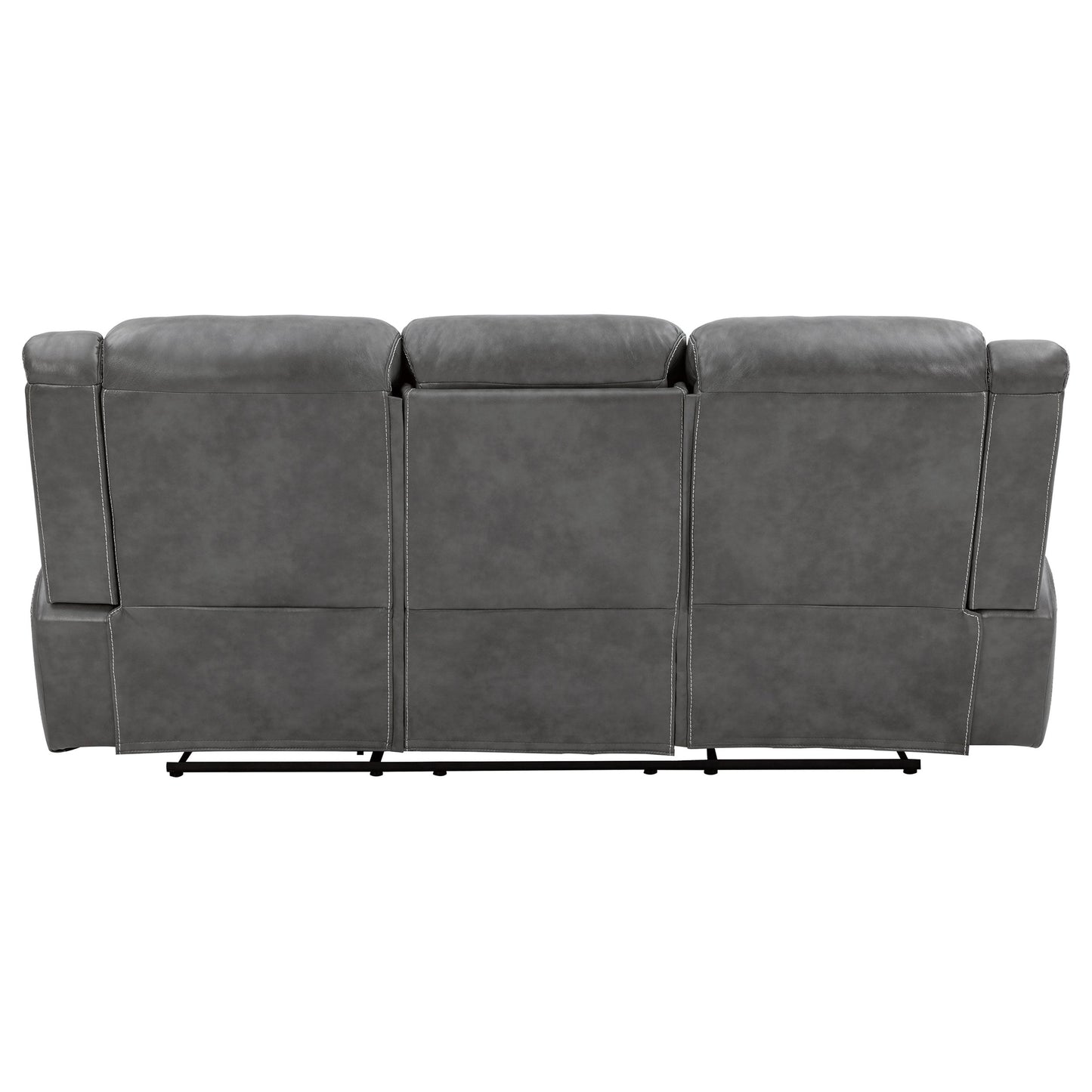 Canapé Conrad rembourré avec accoudoirs inclinables, gris