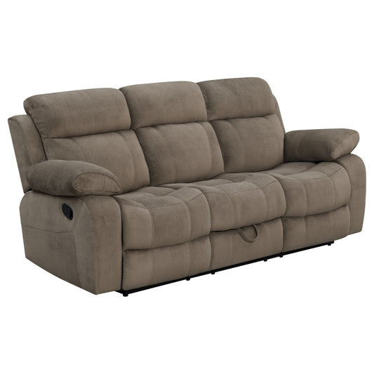 Canapé modulable Myleene Mocha avec table rabattable