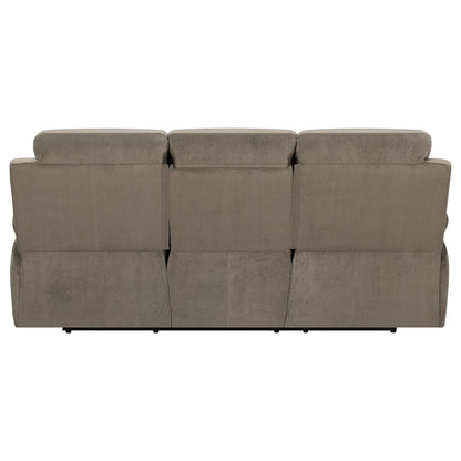 Canapé modulable Myleene Mocha avec table rabattable