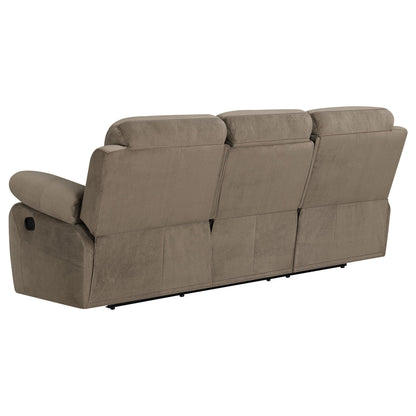 Canapé modulable Myleene Mocha avec table rabattable