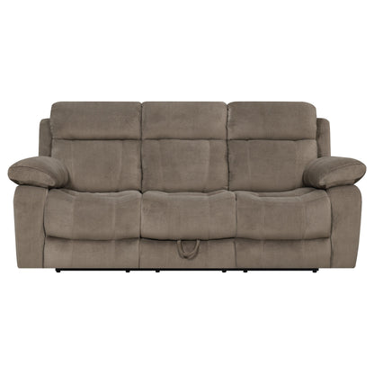 Canapé modulable Myleene Mocha avec table rabattable