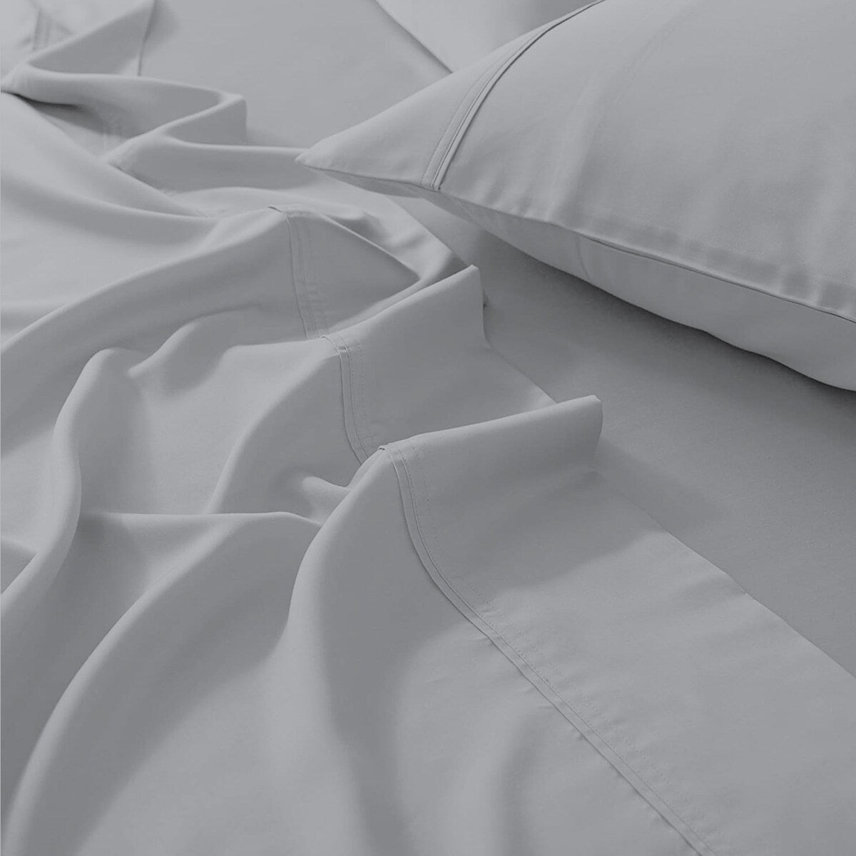Parure de draps infroissables en mélange de coton de qualité supérieure Color Sense 1200 fils