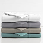 Parure de draps infroissables en mélange de coton de qualité supérieure Color Sense 1200 fils