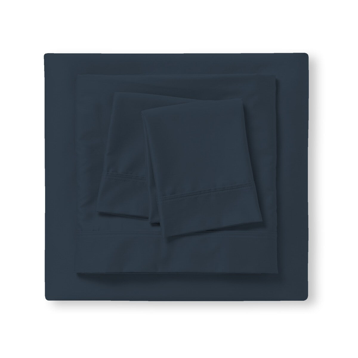 Parure de draps infroissables en mélange de coton de qualité supérieure Color Sense 1200 fils