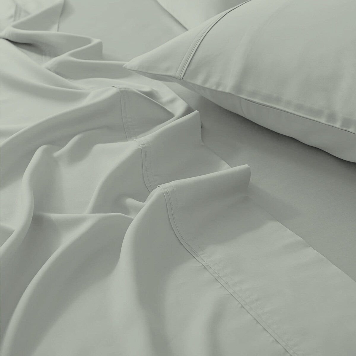 Parure de draps infroissables en mélange de coton de qualité supérieure Color Sense 1200 fils