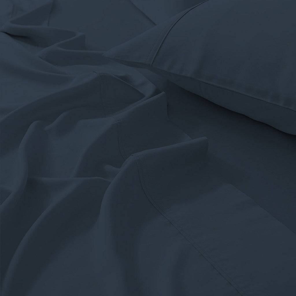 Parure de draps infroissables en mélange de coton de qualité supérieure Color Sense 1200 fils