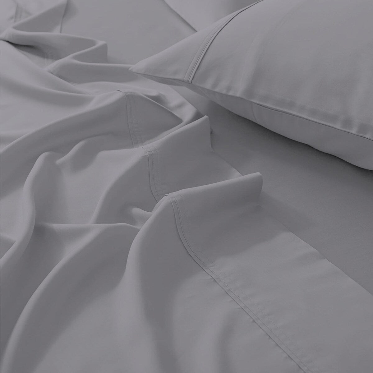 Parure de draps infroissables en mélange de coton de qualité supérieure Color Sense 1200 fils