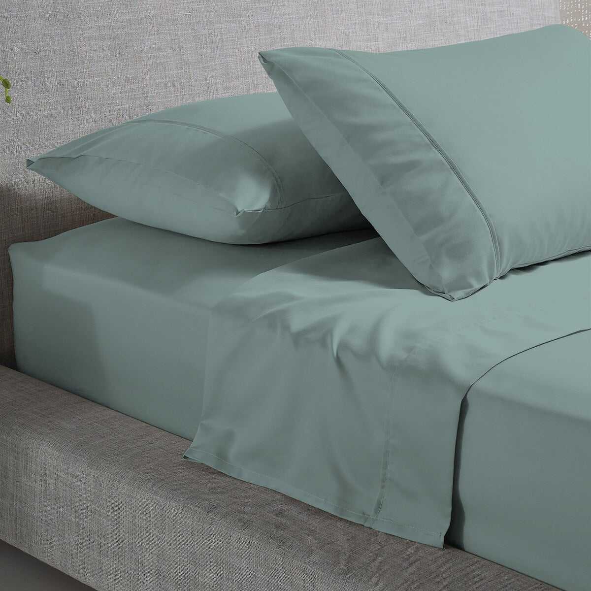 Parure de draps infroissables en mélange de coton de luxe Color Sense 800 fils