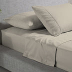 Parure de draps infroissables en mélange de coton de luxe Color Sense 800 fils
