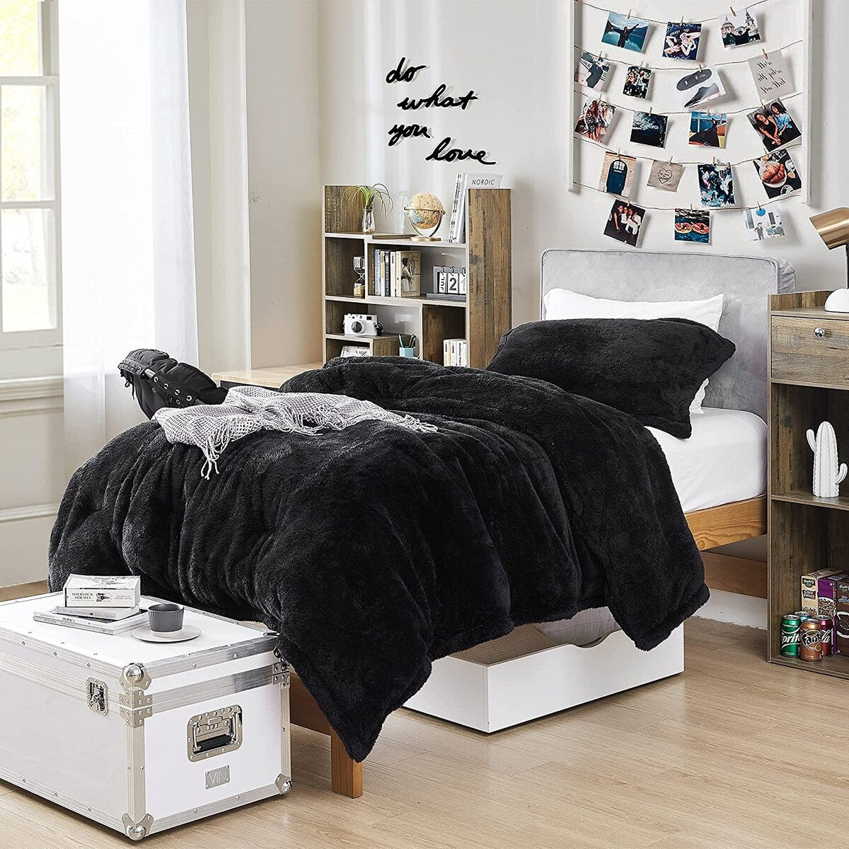La peluche originale - Couette surdimensionnée Coma Inducer® - Noir Nightshift