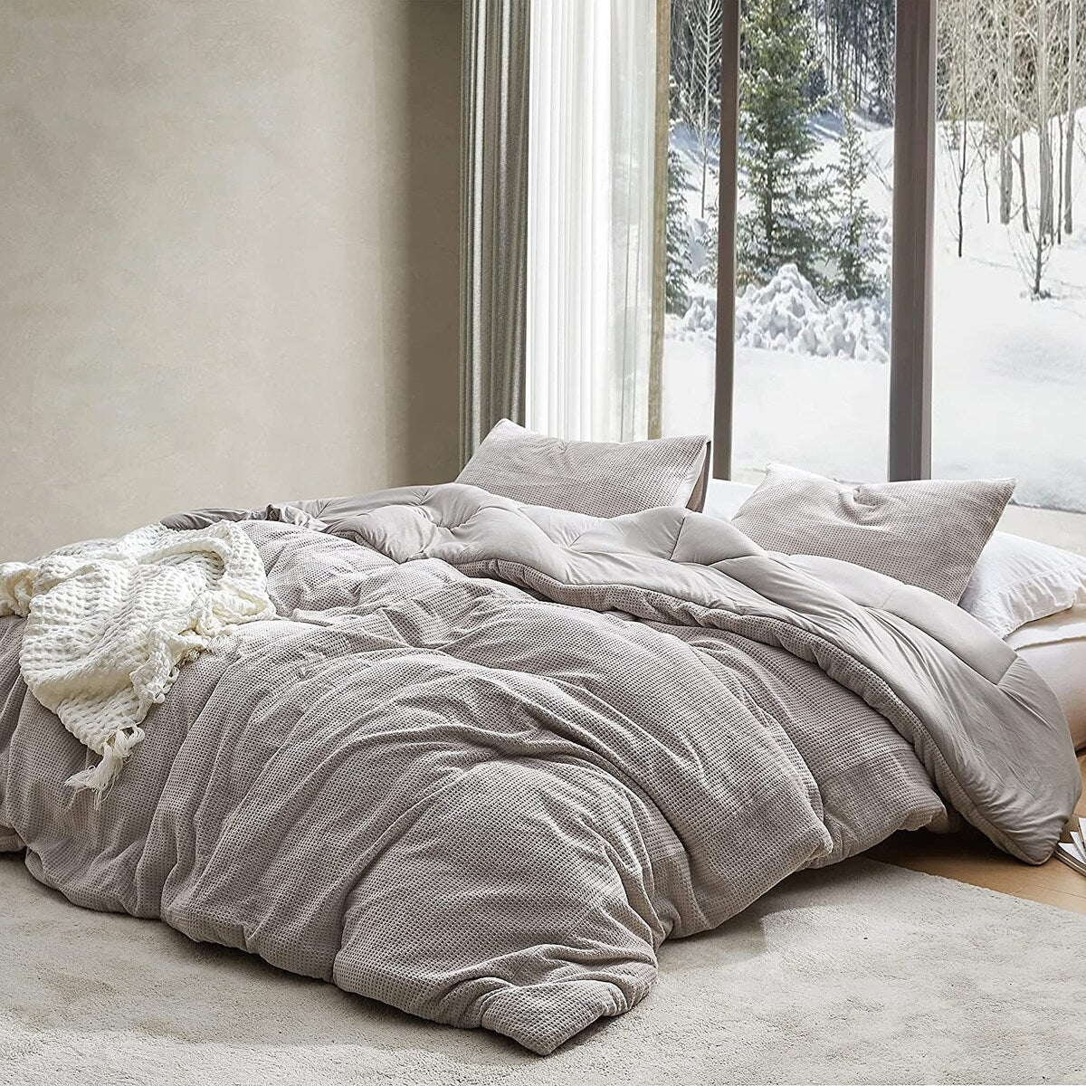 Coma-holic® - Couette surdimensionnée Coma Inducer® (avec beurre) - Taupe chaud