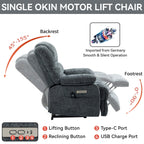 Fauteuil inclinable électrique confortable avec massage avancé