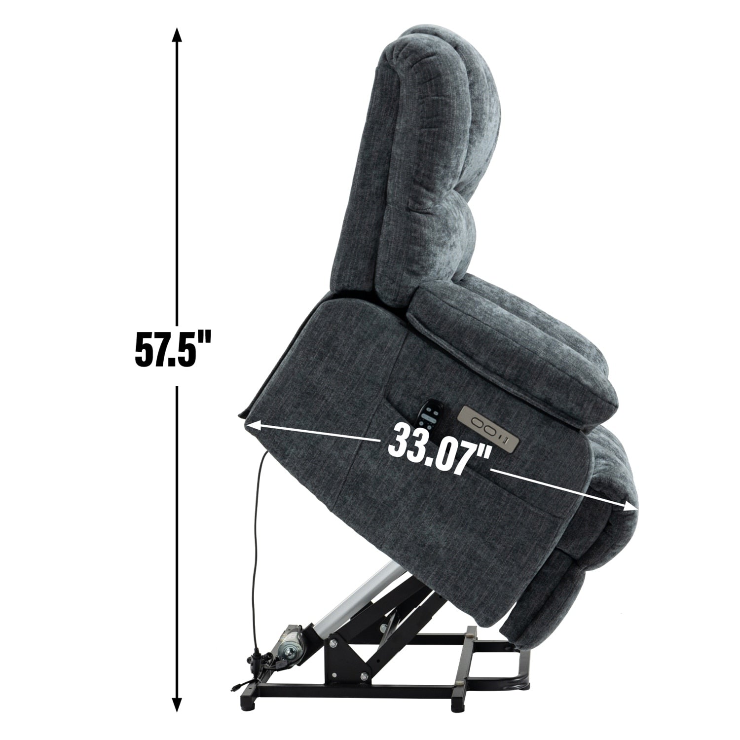 Fauteuil inclinable électrique confortable avec massage avancé