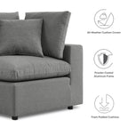 Canapé sectionnel de patio extérieur Commix 6 pièces