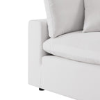 Canapé sectionnel de patio extérieur Commix 6 pièces