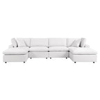 Canapé sectionnel de patio extérieur Commix 6 pièces
