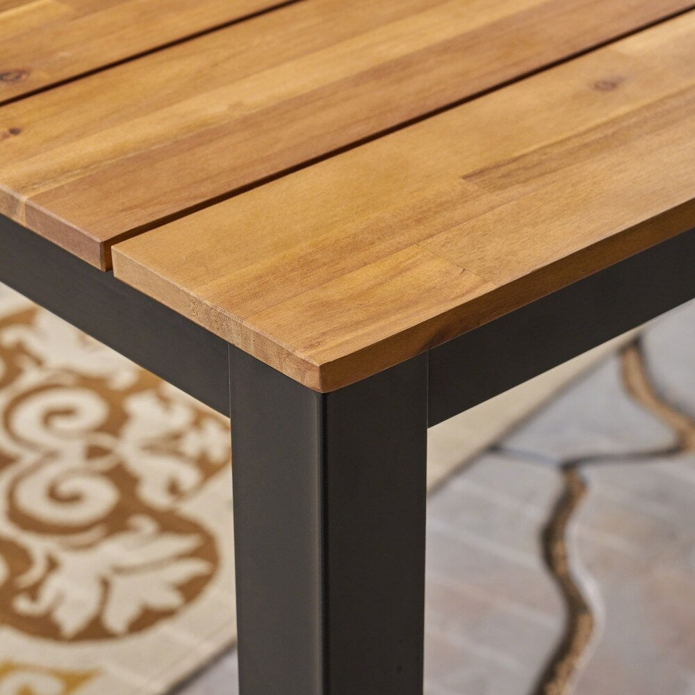 Ensemble de salle à manger d'extérieur Concord 7 pièces en bois d'acacia par Christopher Knight Home