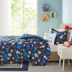 Parure de lit Conner Outer Space par Intelligent Design Kids