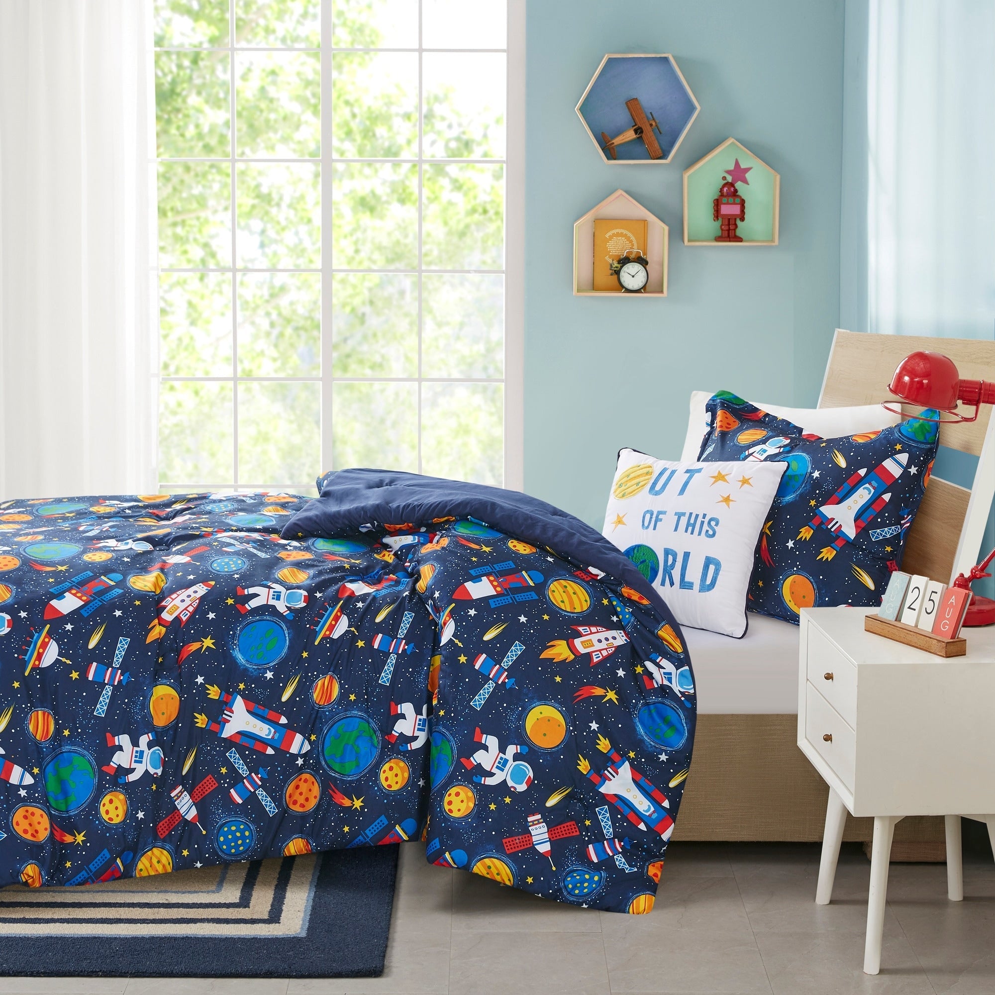 Parure de lit Conner Outer Space par Intelligent Design Kids