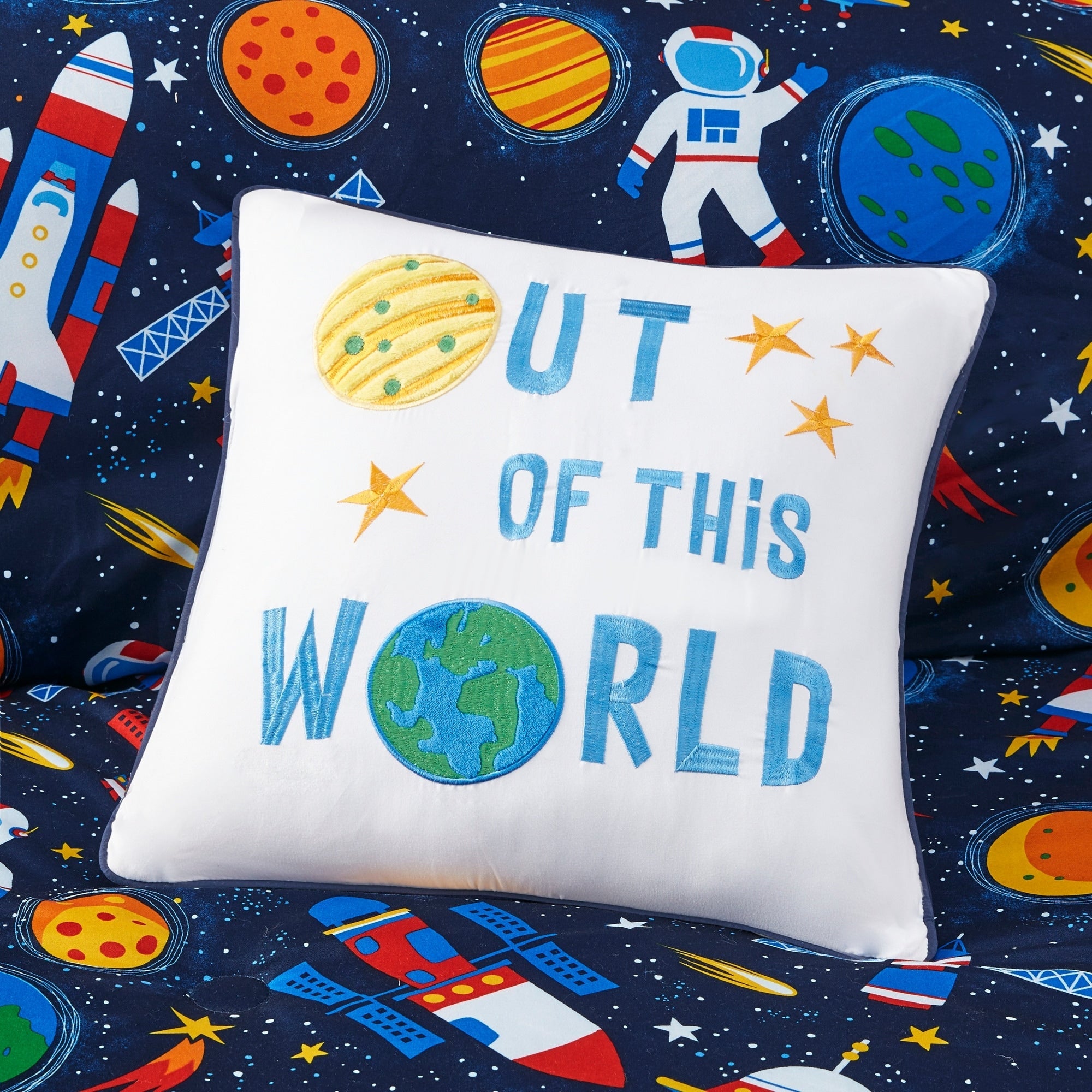 Parure de lit Conner Outer Space par Intelligent Design Kids