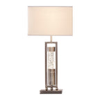 Lampe de table d'appoint à abat-jour rectangulaire Conover