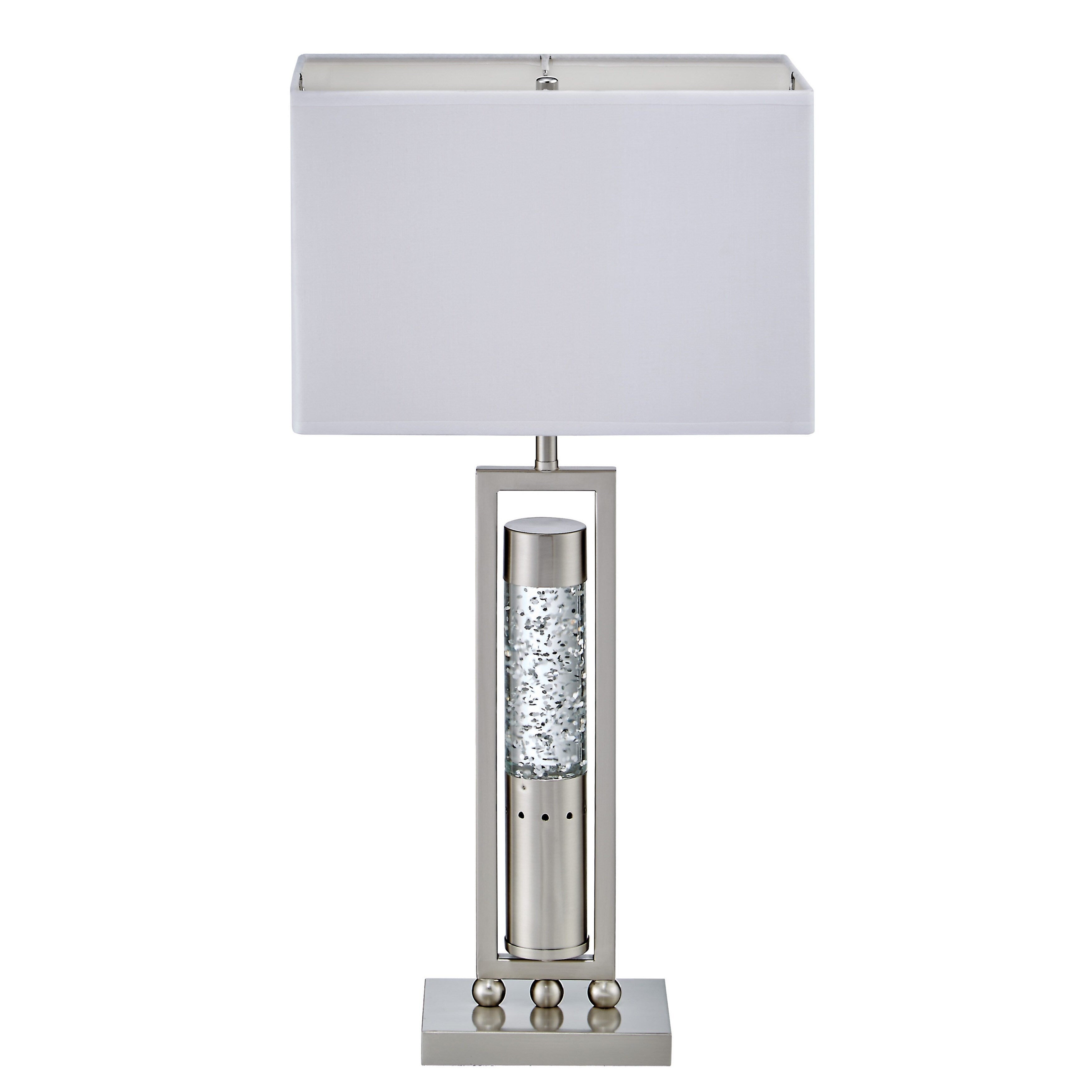 Lampe de table d'appoint à abat-jour rectangulaire Conover