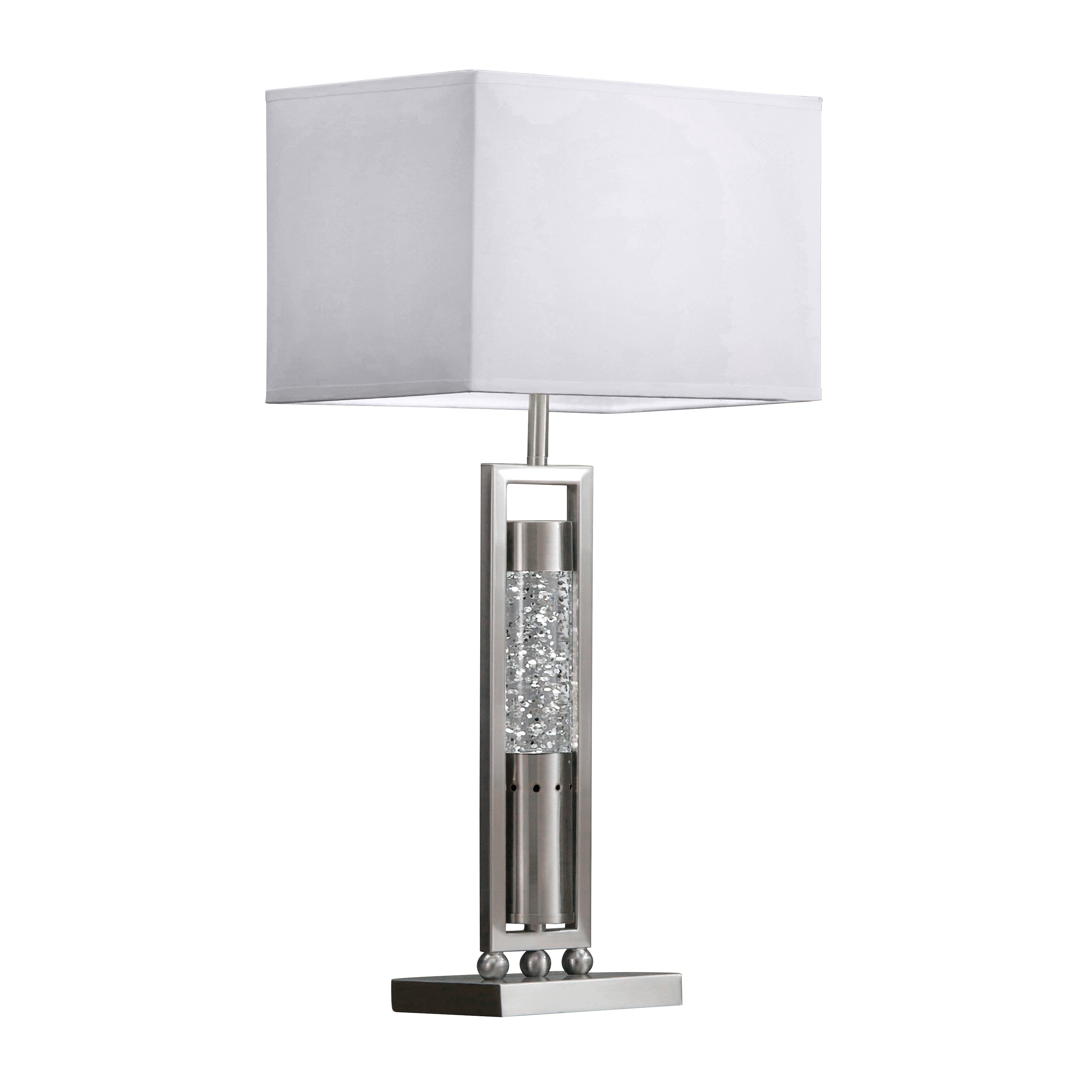 Lampe de table d'appoint à abat-jour rectangulaire Conover