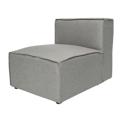 Canapé sectionnel modulaire contemporain sans accoudoirs - 36,75 P x 28,25 L x 28 H