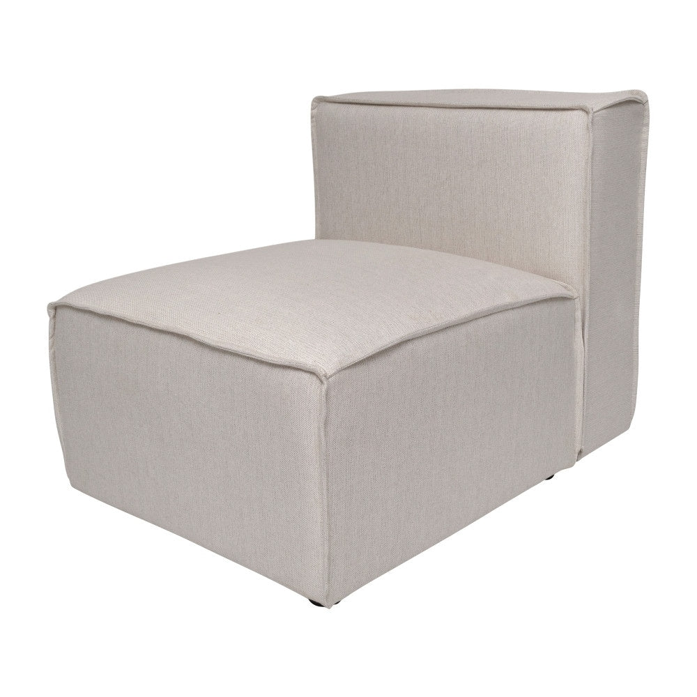 Canapé sectionnel modulaire contemporain sans accoudoirs - 36,75 P x 28,25 L x 28 H