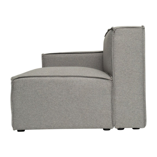 Canapé modulaire contemporain configurable côté gauche avec accoudoirs