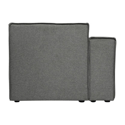 Canapé sectionnel modulaire contemporain avec accoudoirs côté gauche