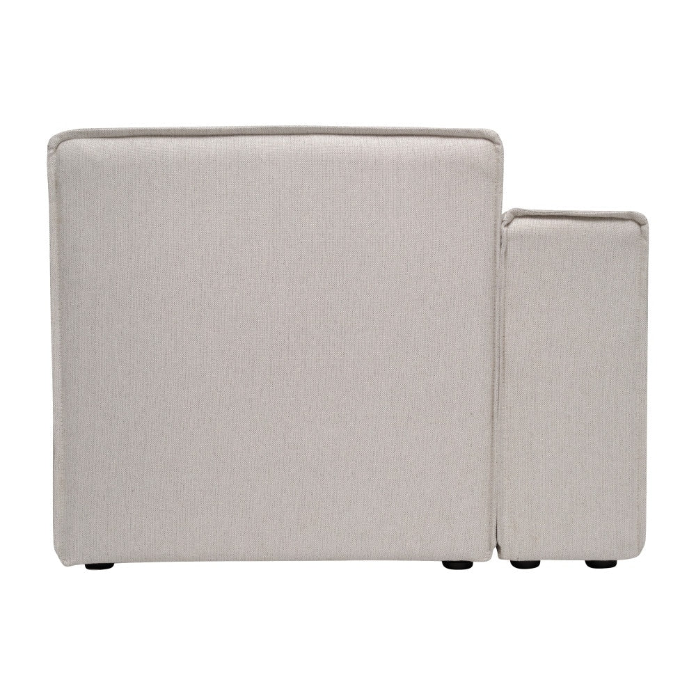 Canapé sectionnel modulaire contemporain avec accoudoirs côté gauche