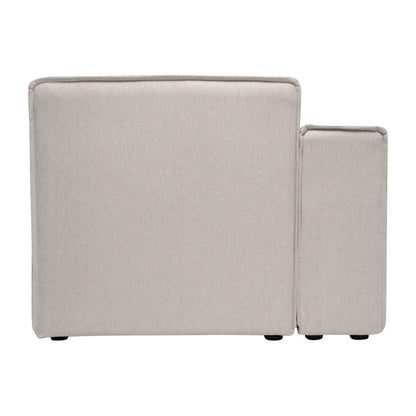 Canapé sectionnel modulaire contemporain avec accoudoirs côté gauche