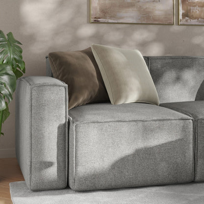 Canapé sectionnel modulaire contemporain avec accoudoirs côté gauche