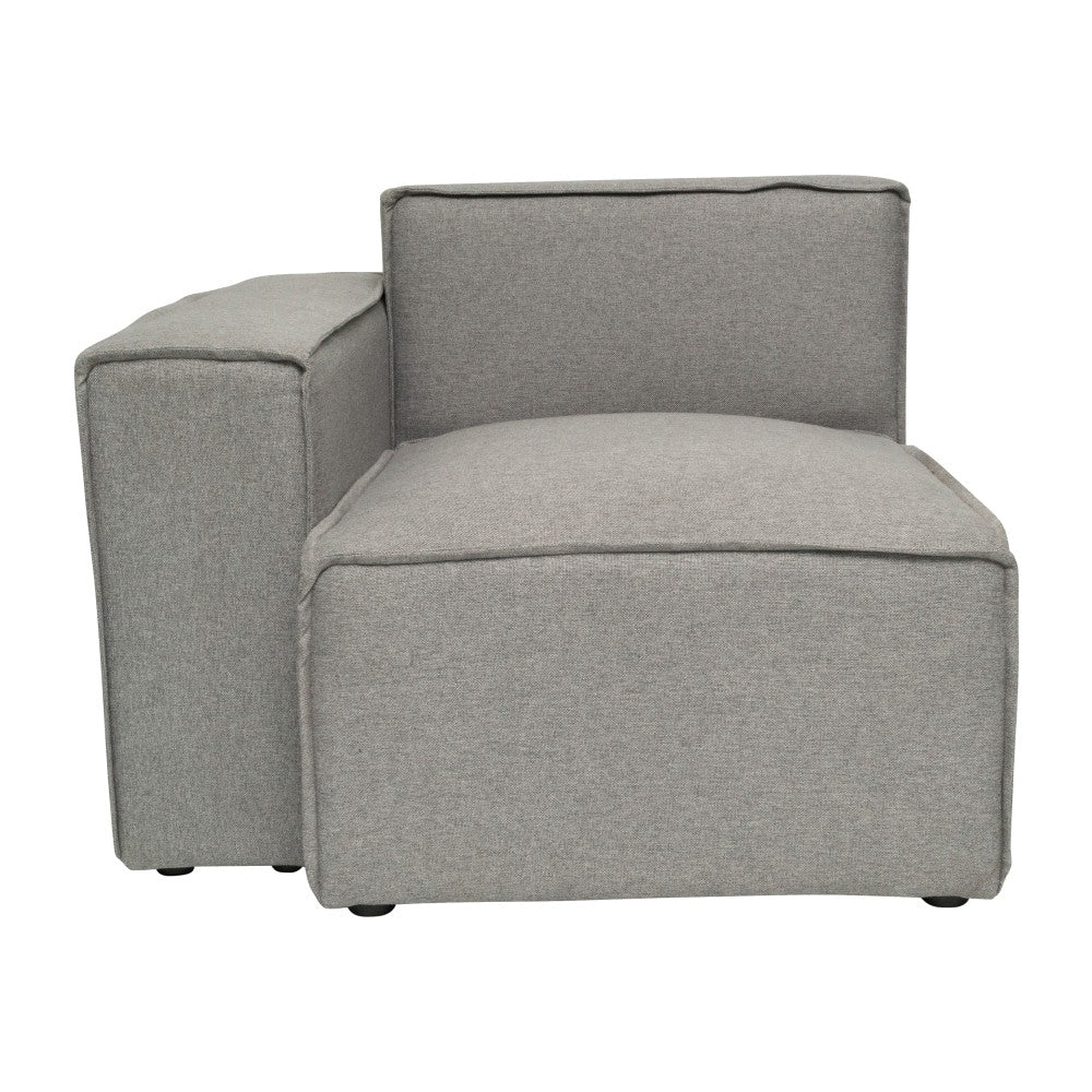 Canapé sectionnel modulaire contemporain avec accoudoirs côté gauche