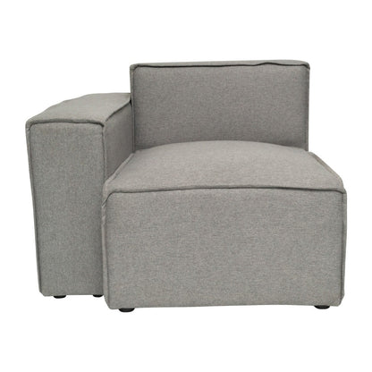 Canapé sectionnel modulaire contemporain avec accoudoirs côté gauche