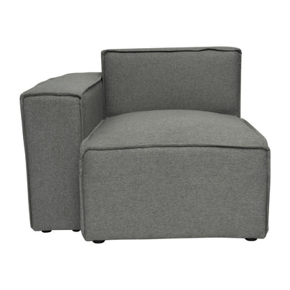 Canapé sectionnel modulaire contemporain avec accoudoirs côté gauche