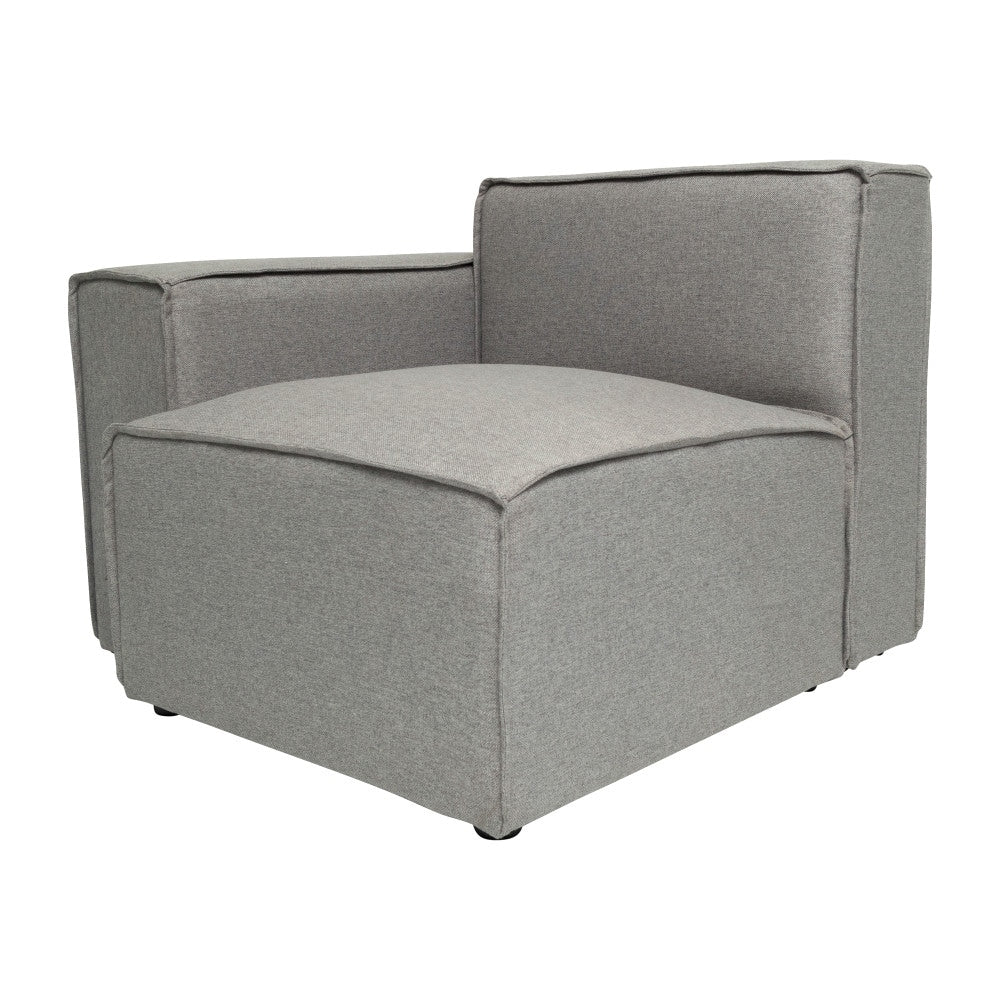 Canapé sectionnel modulaire contemporain avec accoudoirs côté gauche