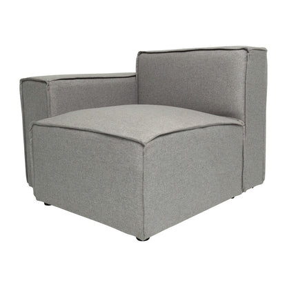Canapé sectionnel modulaire contemporain avec accoudoirs côté gauche
