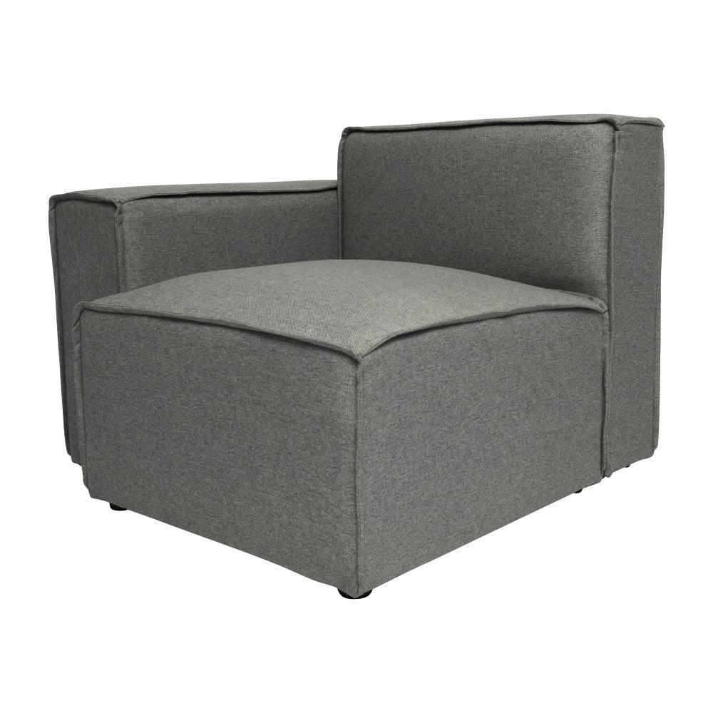 Canapé sectionnel modulaire contemporain avec accoudoirs côté gauche