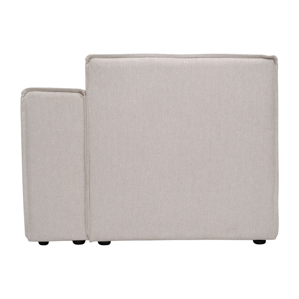 Canapé sectionnel modulaire contemporain avec accoudoirs côté droit