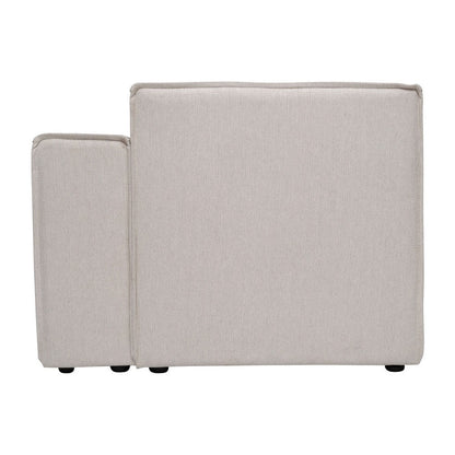 Canapé sectionnel modulaire contemporain avec accoudoirs côté droit
