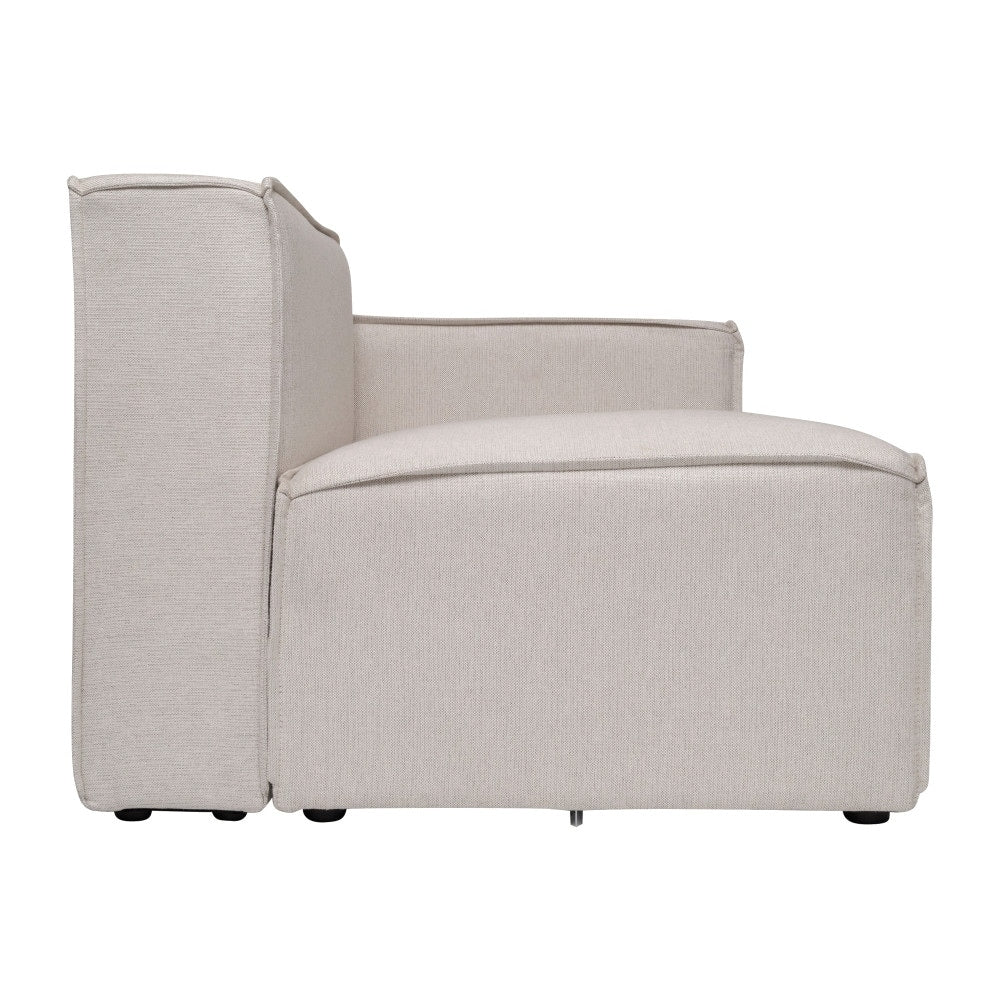 Canapé sectionnel modulaire contemporain avec accoudoirs côté droit