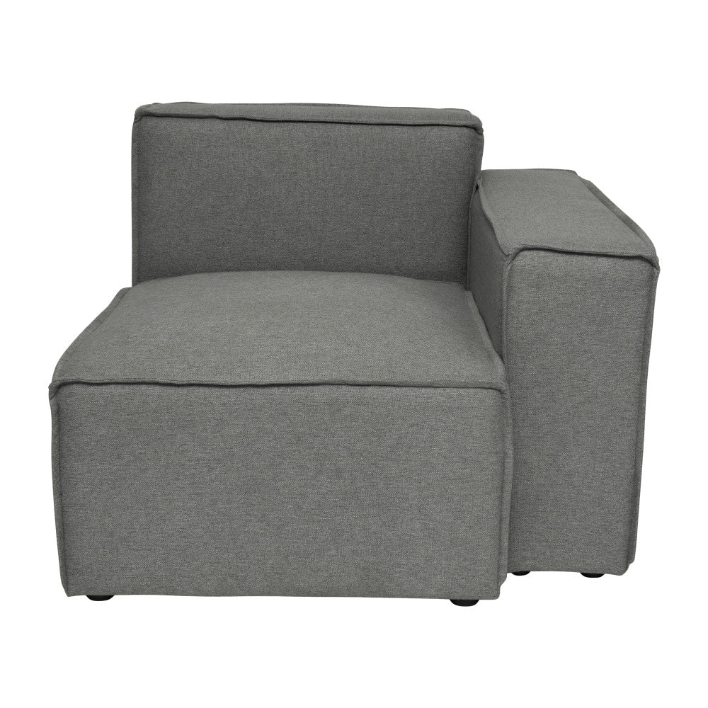Canapé sectionnel modulaire contemporain avec accoudoirs côté droit